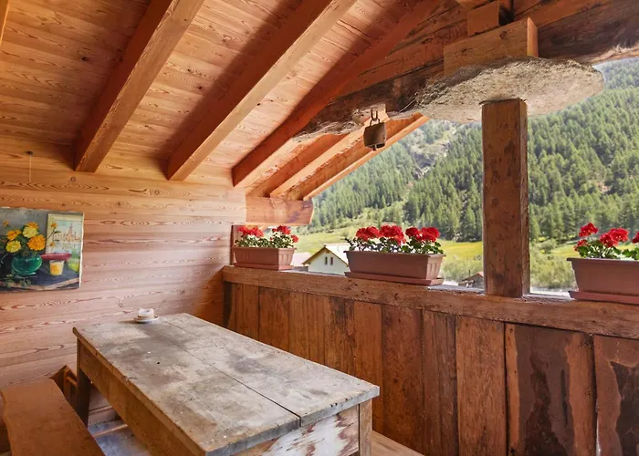 Chalet à Arolla 8 Personnes - Vue, Nature&parking Privé Evolène