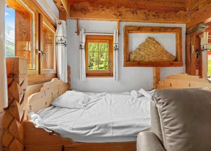 à Arolla 8 Personnes - Vue, Nature&parking Privé Chalet *